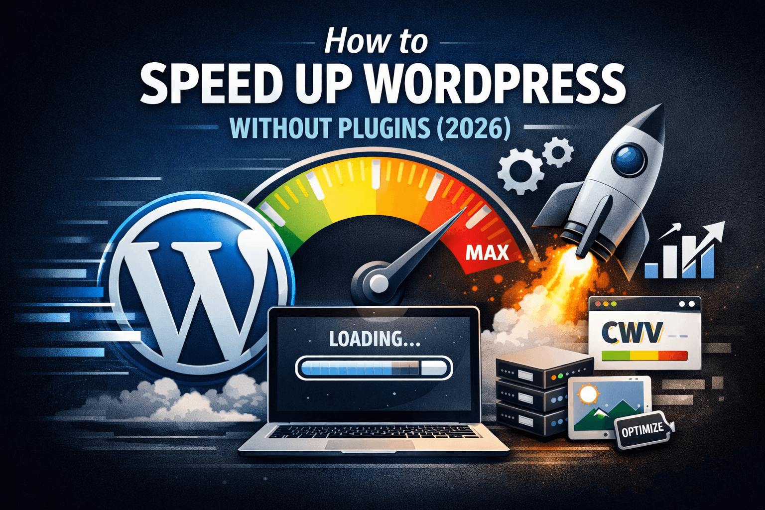 How to speed up WordPress website without plugins