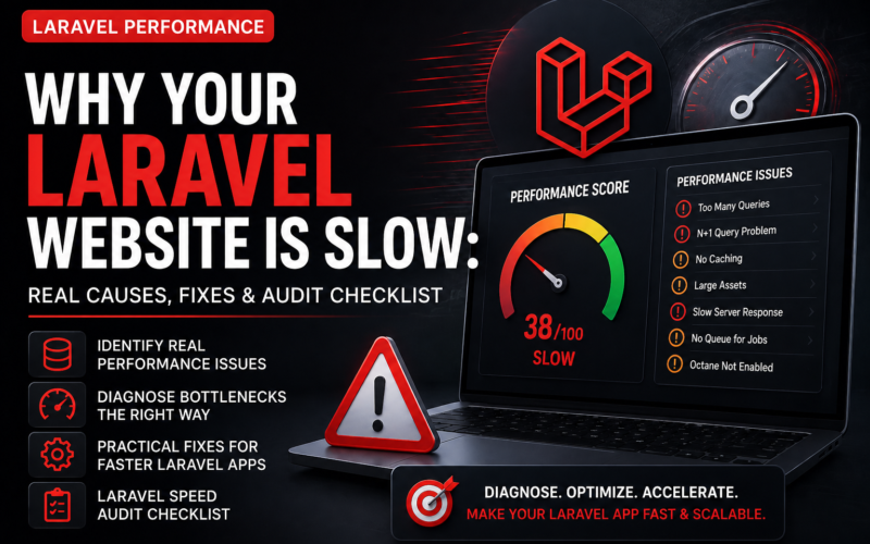 Why Your Laravel Website Is Slow: Real Diagnosis Framework (2026)