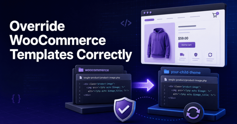 How to override WooCommerce templates correctly using a child theme