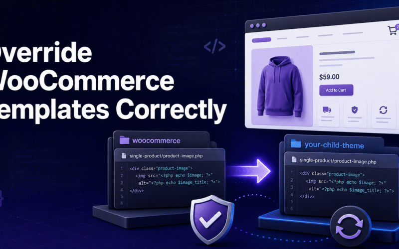 How to override WooCommerce templates correctly using a child theme