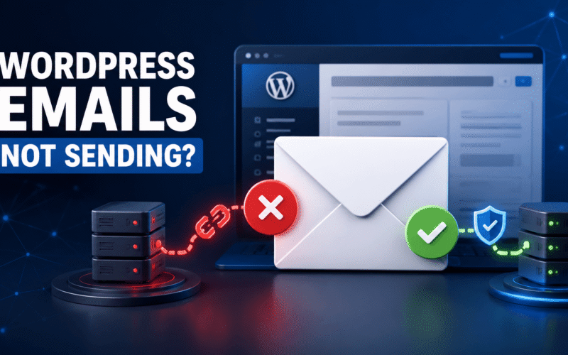 WordPress emails not sending – causes and email delivery solutions