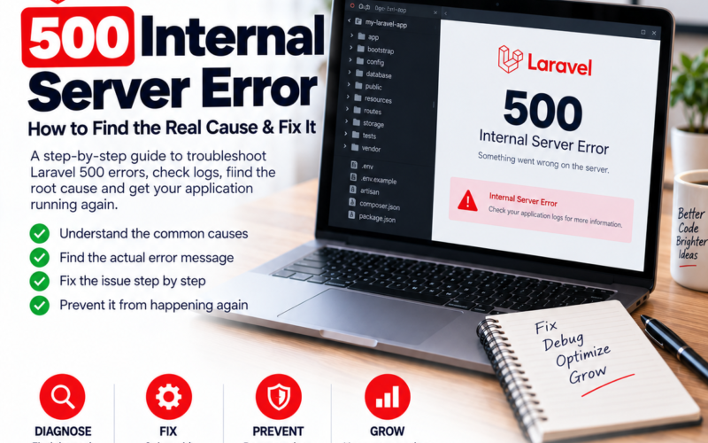 Laravel 500 Internal Server Error troubleshooting