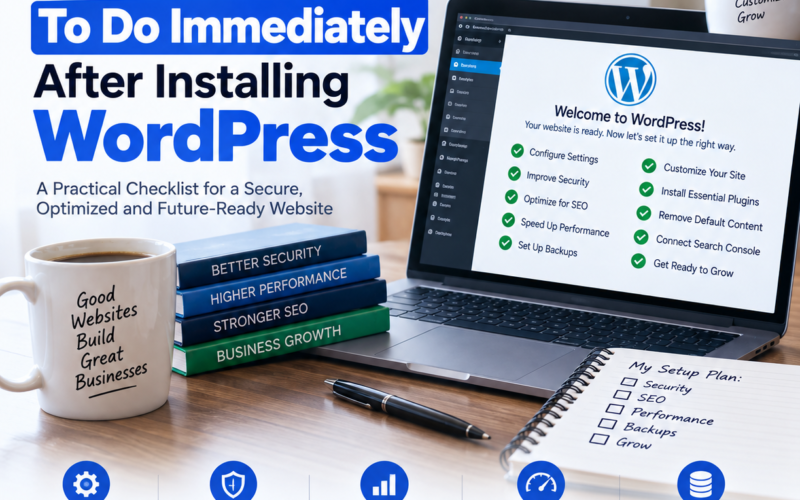 20 things to do immediately after installing WordPress